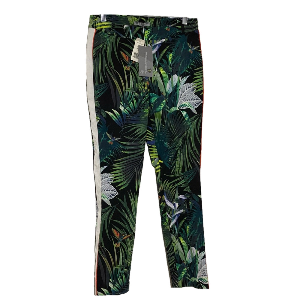i love Tyler Madison ILTM women’s tropical stretchy green earthly pants. Size M